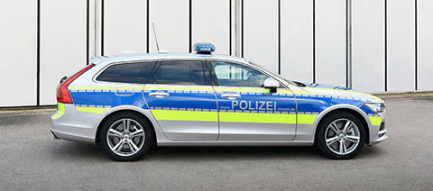 Volvo V90 Polizeiauto
